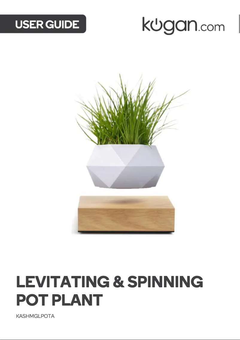 Page n°1 - Manuel utilisateur Kogan KASHMGLPOTA