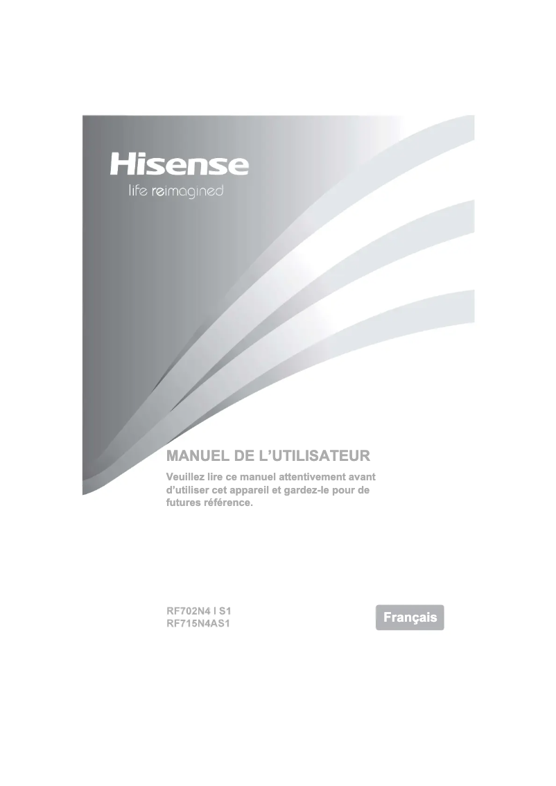 Page 1 de la notice Manuel utilisateur Hisense FMN544IFS