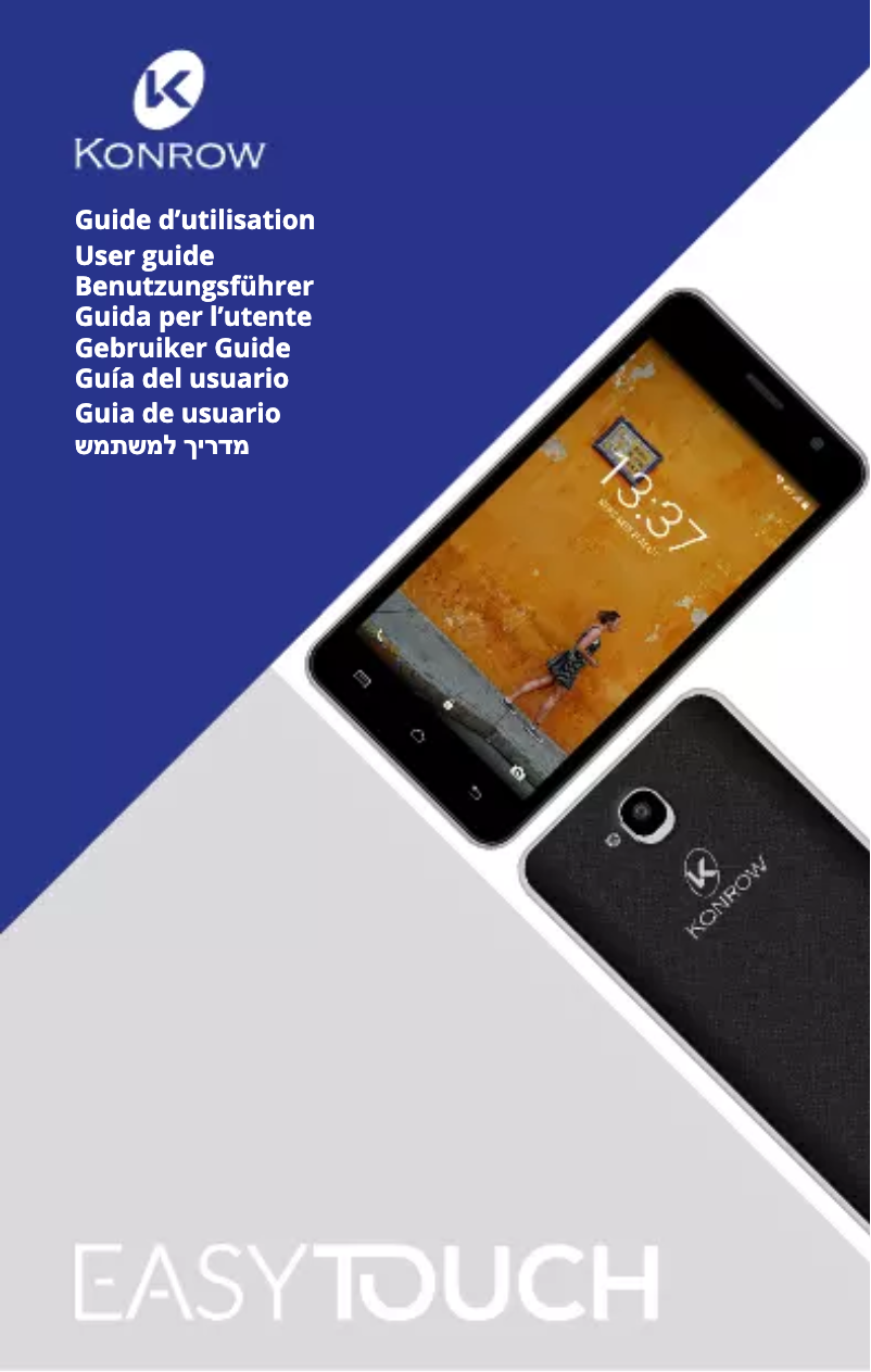 Page n°1 - Manuel utilisateur Konrow Easy Touch