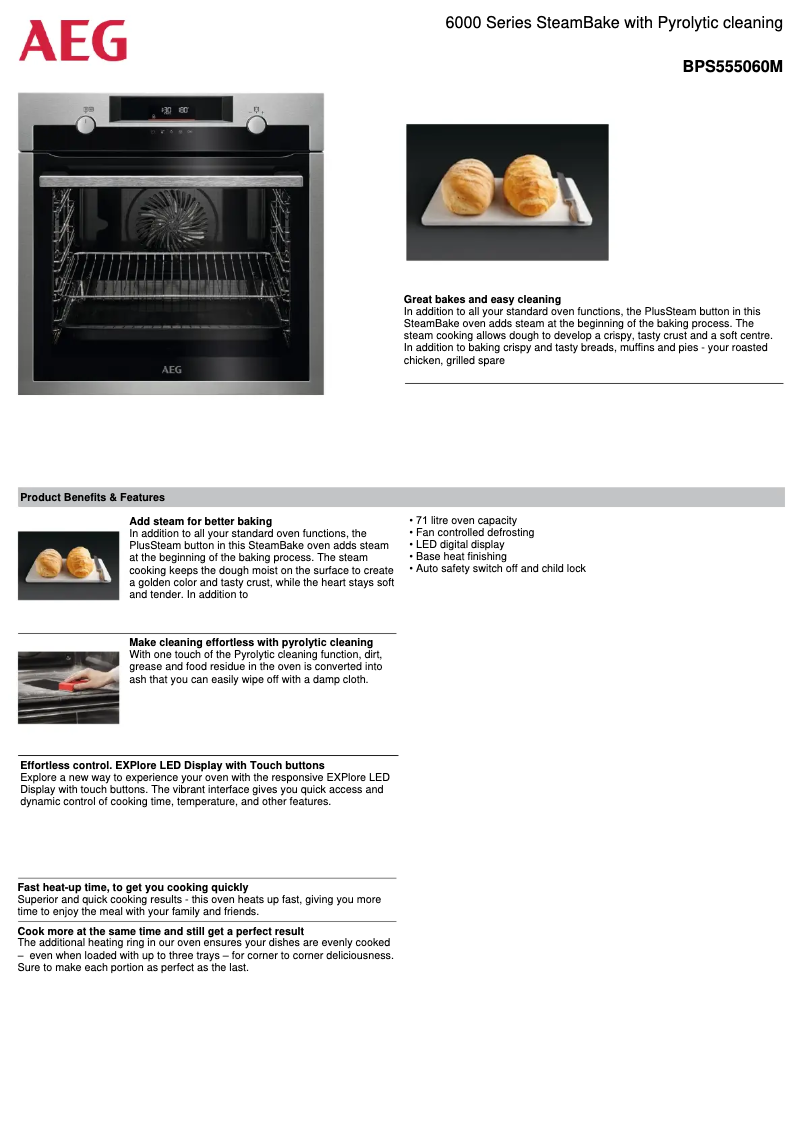 Imagen de la primera página del manual del dispositivo BPS555060M