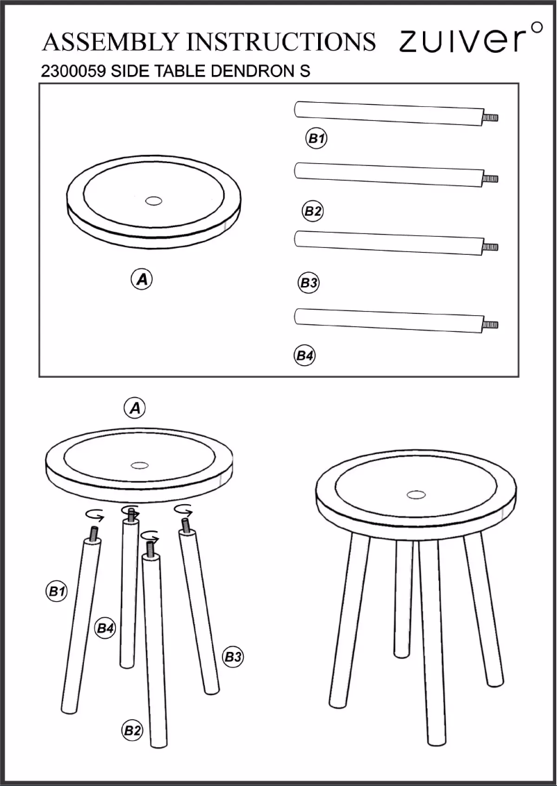 Página 1 del manual Manual de usuario Zuiver Dendron S