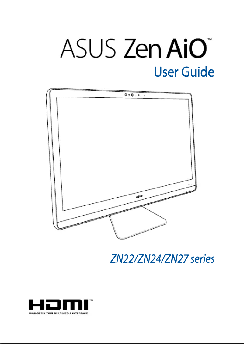 Page n°1 - Manuel utilisateur Asus Zen AiO ZN241ICUT