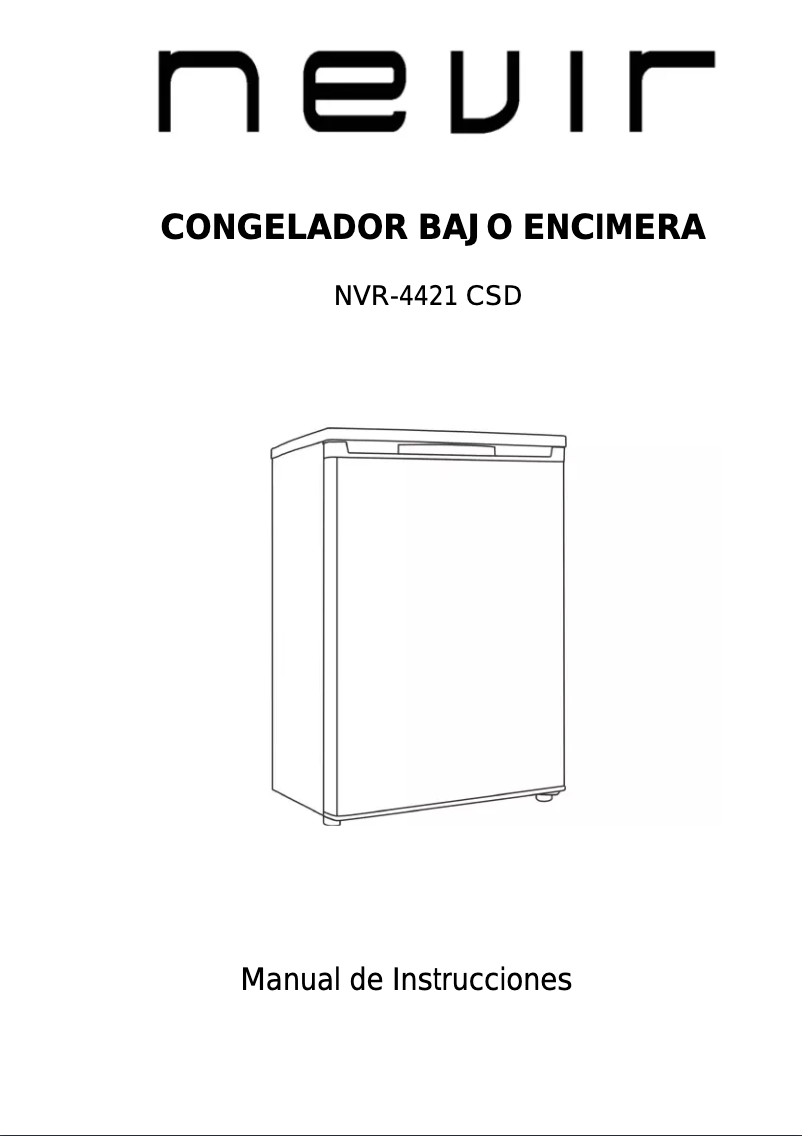 Page 1 de la notice Manuel utilisateur Nevir NVR-4421 CSD