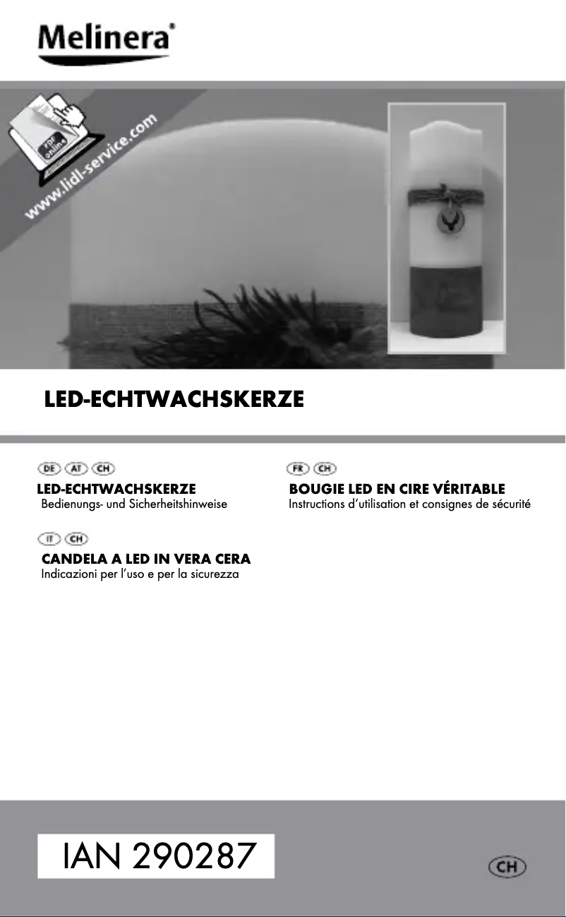 Page 1 de la notice Manuel utilisateur Melinera HG06604A