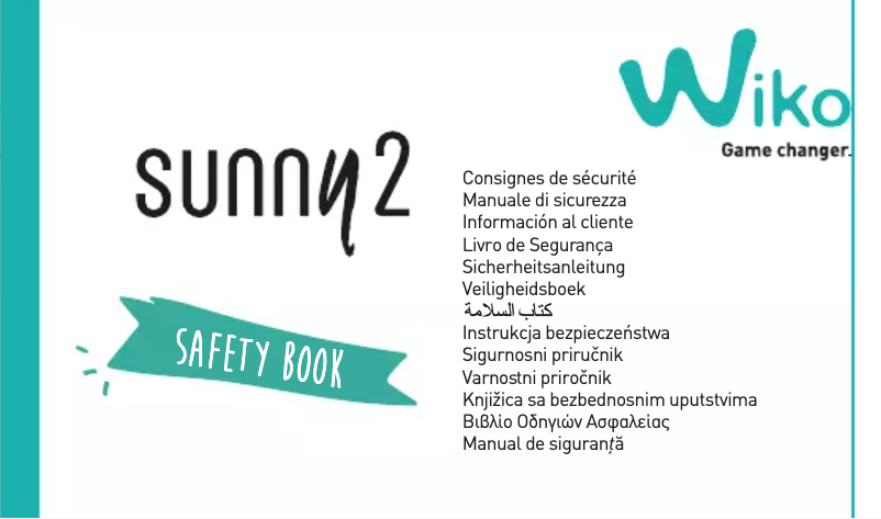 Image de la première page du manuel de l'appareil Sunny 2