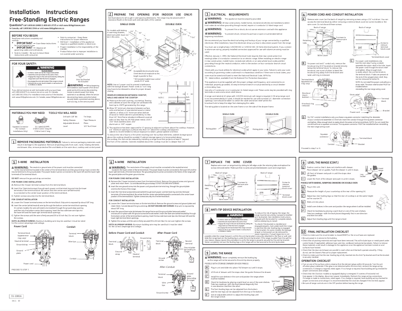 Page n°1 - Guide d'installation Adora JB710EDES