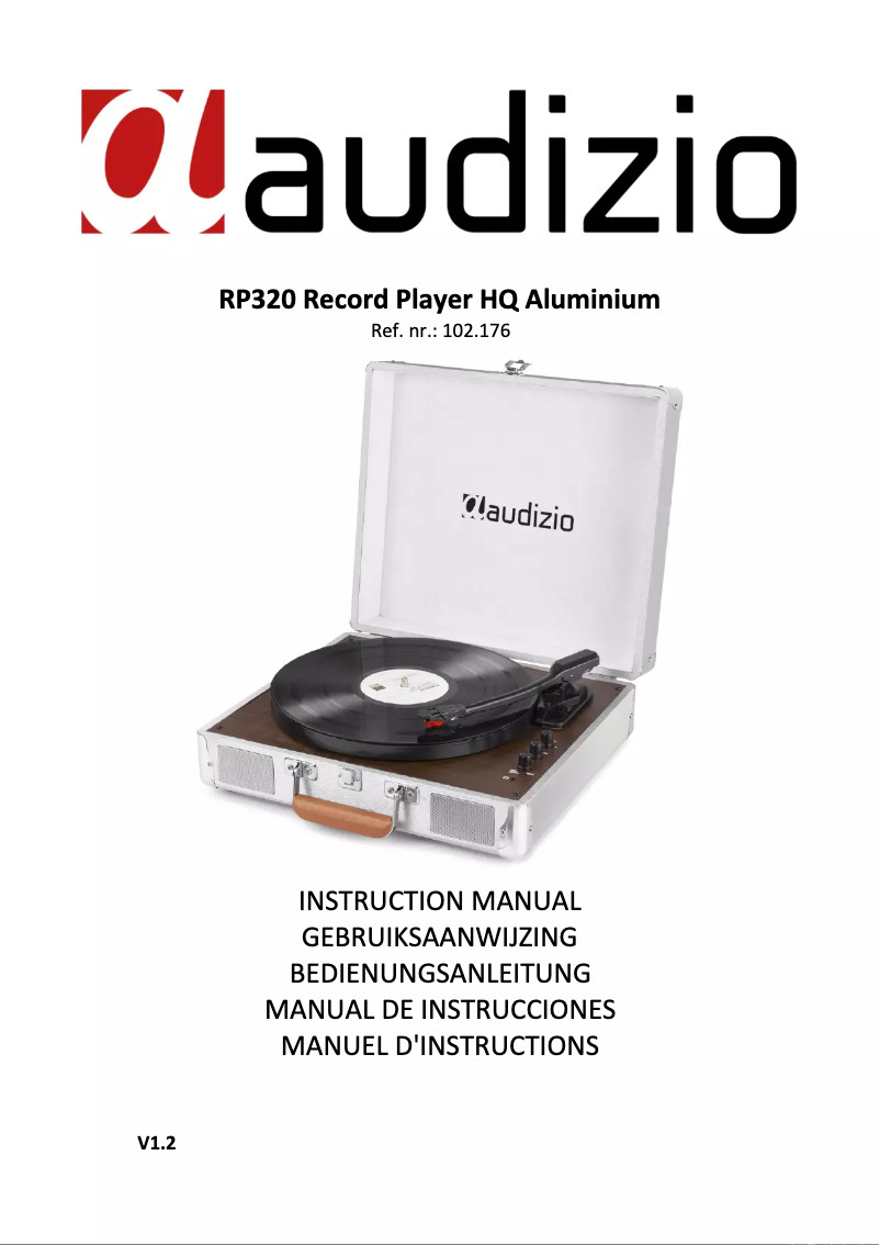 Page 1 de la notice Manuel utilisateur Audizio RP320