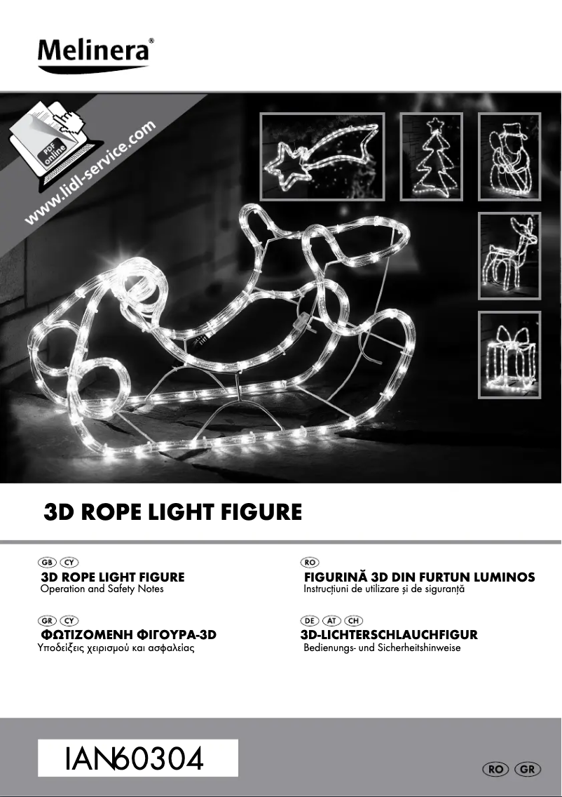 Page 1 de la notice Manuel utilisateur Melinera Z30888