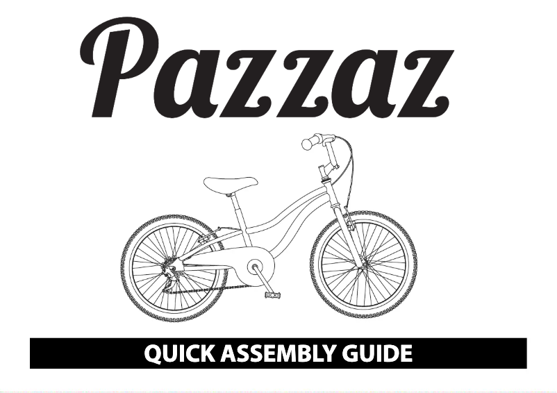 Page n°1 - Manuel utilisateur Pazzaz 18 inch Wheel Size Kids Mountain Bike