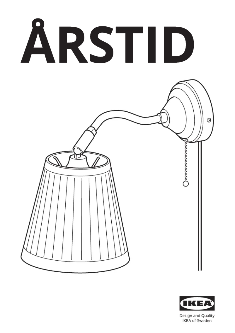 Página 1 del manual Manual de usuario Ikea ÅRSTID 503.213.86