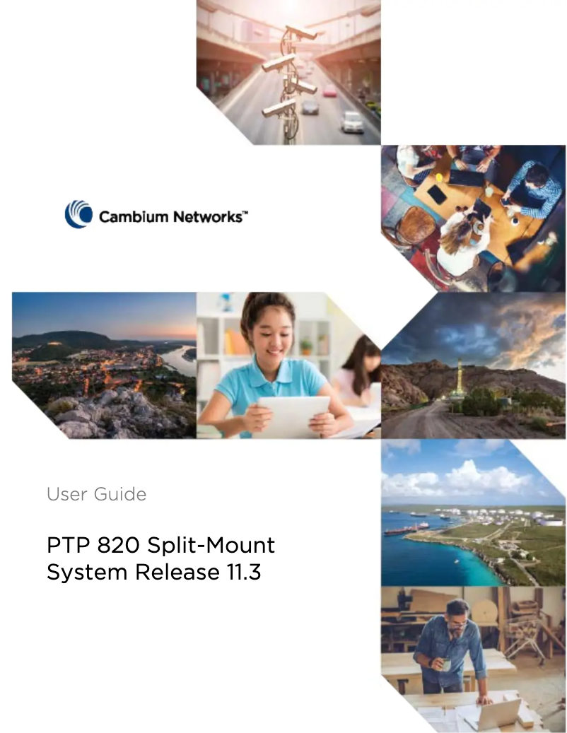 Image de la première page du manuel de l'appareil PTP 820G