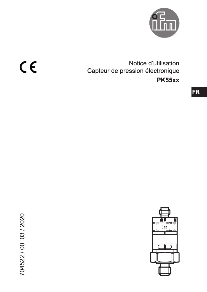Image de la première page du manuel de l'appareil PK5521