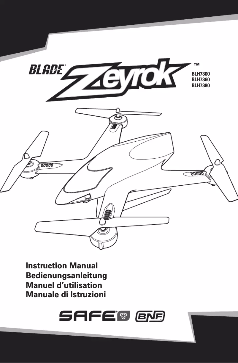 Page n°1 - Manuel utilisateur Blade Zeyrok BNF