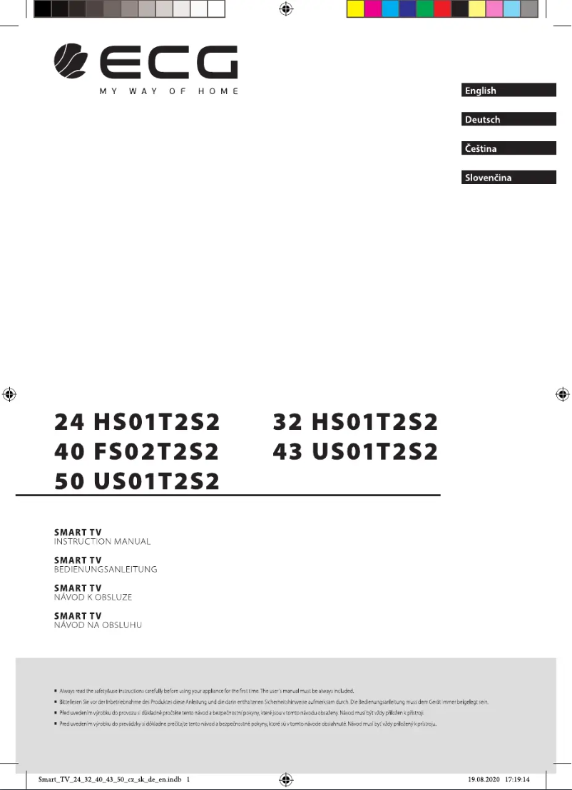 Page n°1 - Manuel utilisateur ECG 40 FS02T2S2