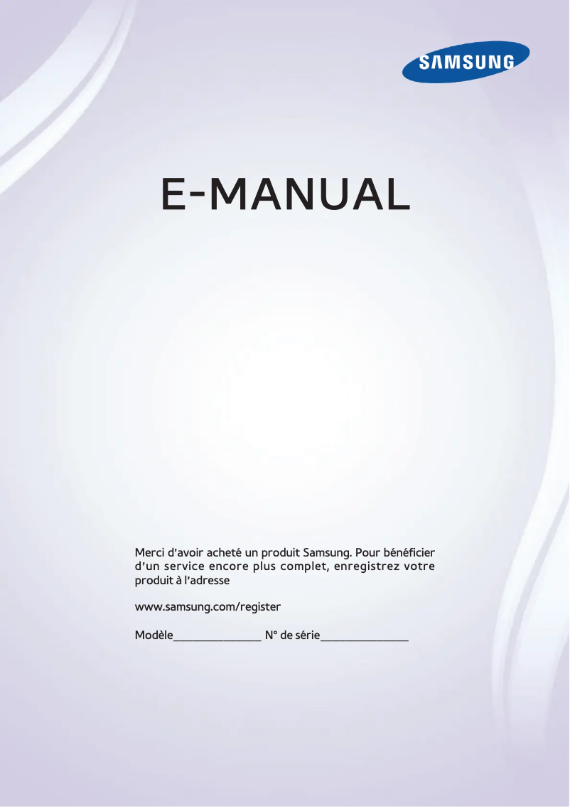 Page n°1 - Manuel utilisateur Samsung SEK-1000