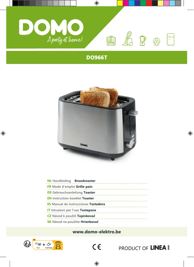 Page 1 de la notice Manuel utilisateur Domo DO966T