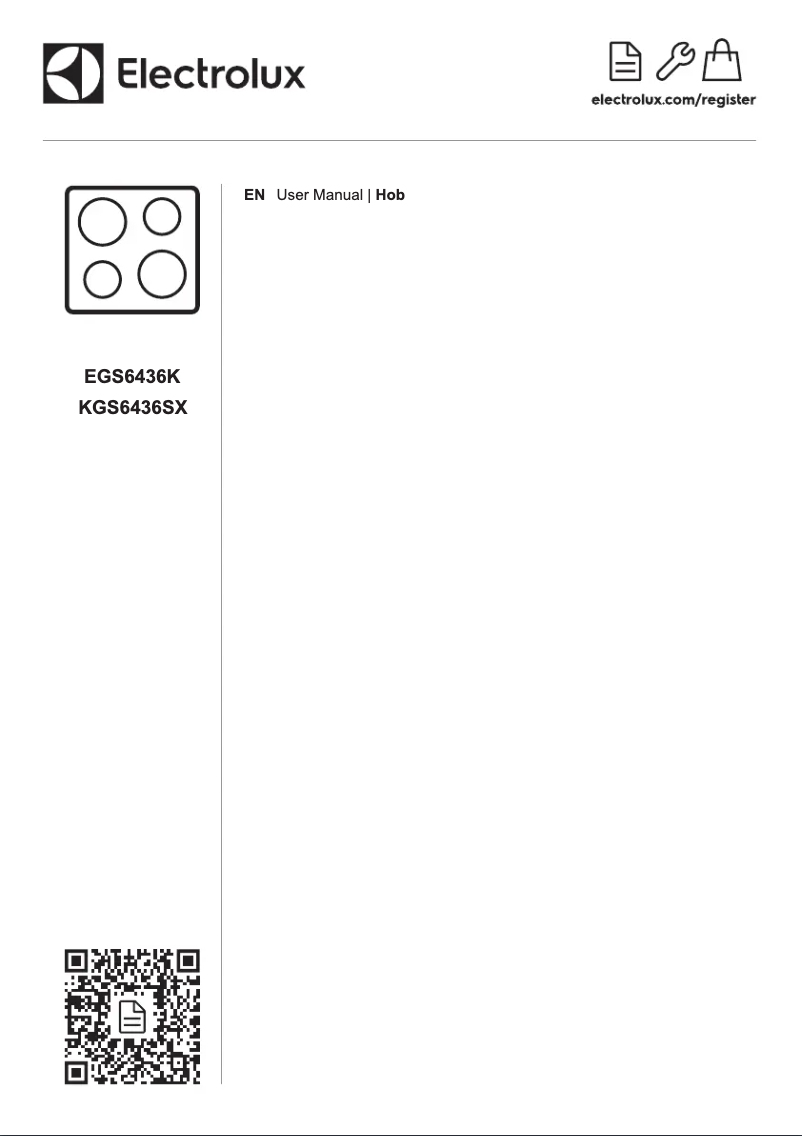 Page n°1 - Fiche technique Electrolux EGS6436K