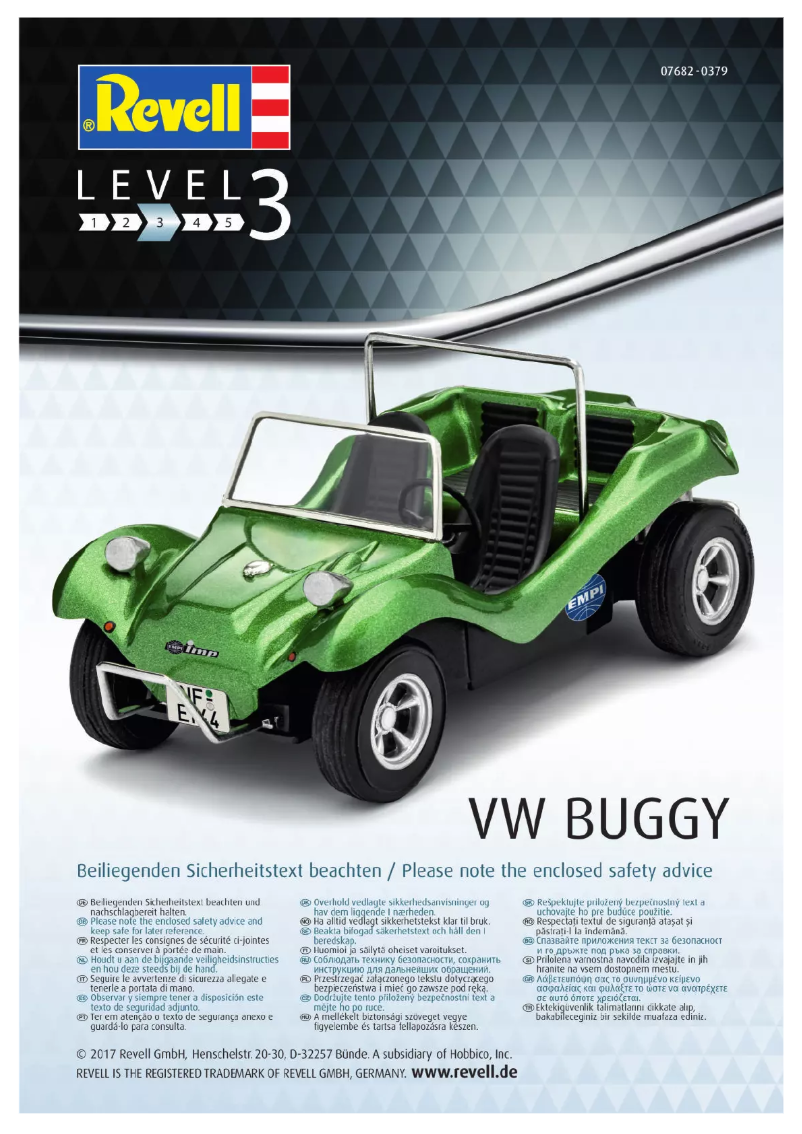 Image de la première page du manuel de l'appareil VW Buggy
