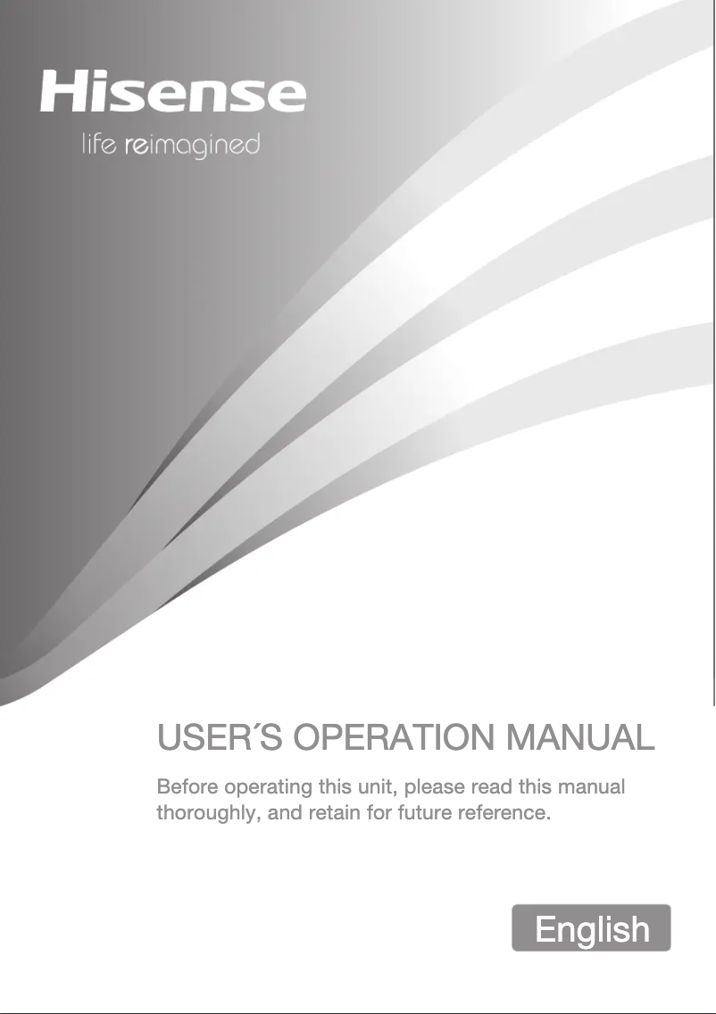 Page n°1 - Manuel utilisateur Hisense WFGE901649VM