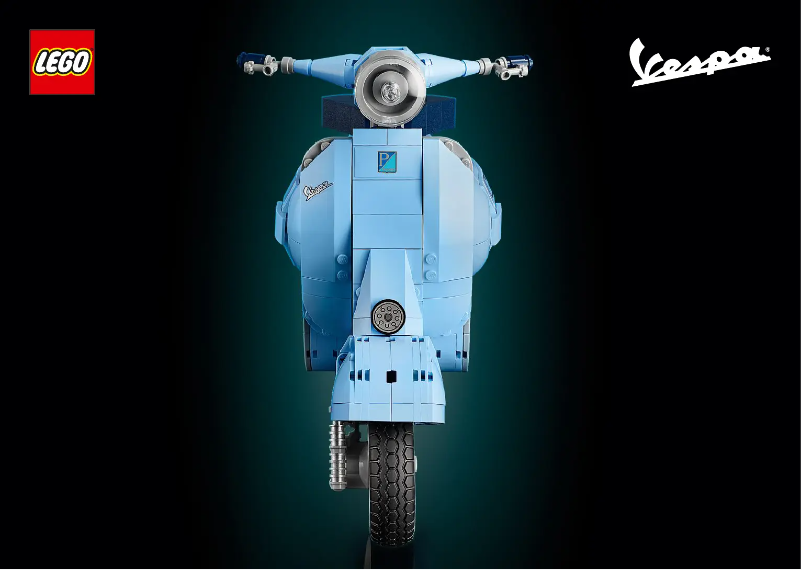 Page n°1 - Consignes visuelles Lego Vespa 10298