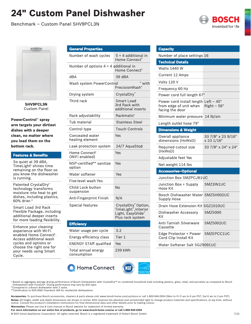 First page image of the manual for SHV9PCL3N