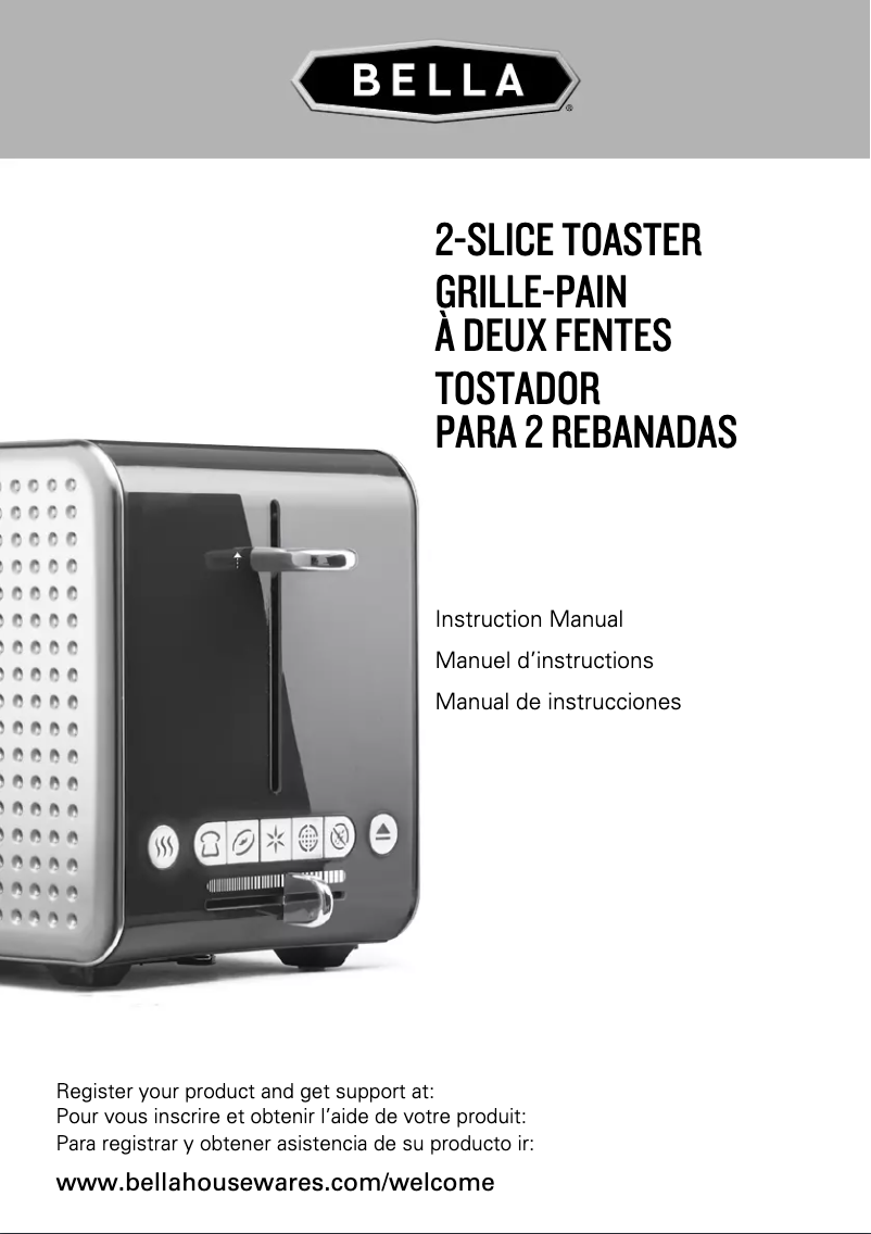 Page 1 de la notice Manuel utilisateur Bella Dots Collection 13700