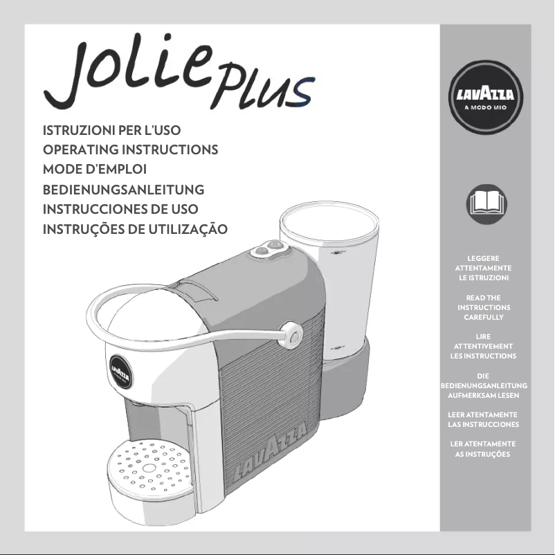 Page 1 de la notice Manuel utilisateur Lavazza Jolie Plus