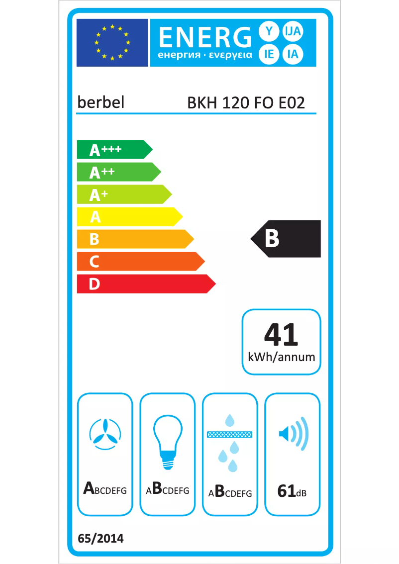 Page n°1 - Manuel utilisateur Berbel BKH 120 FO