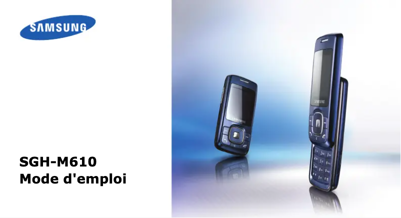 Page n°1 - Manuel utilisateur Samsung SGH-M610