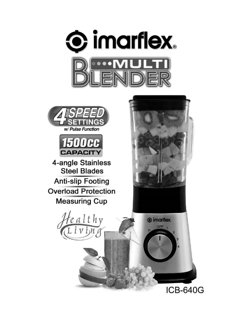 Page 1 de la notice Manuel utilisateur Imarflex ICB-640G