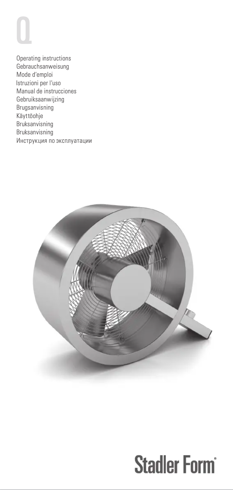 Imagen de la primera página del manual del dispositivo Q