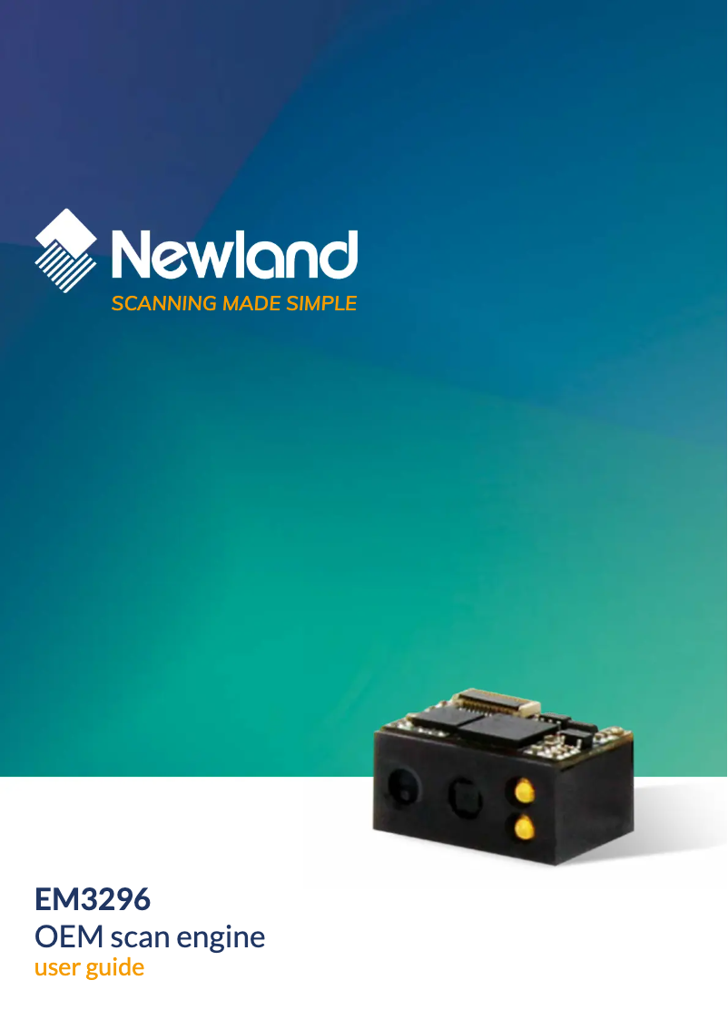 Page 1 de la notice Manuel utilisateur Newland EM3296