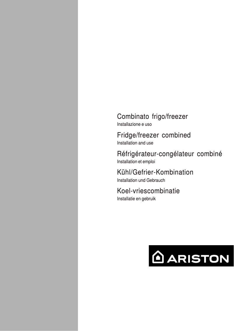 Page 1 de la notice Manuel utilisateur Hotpoint Ariston BC 311 I