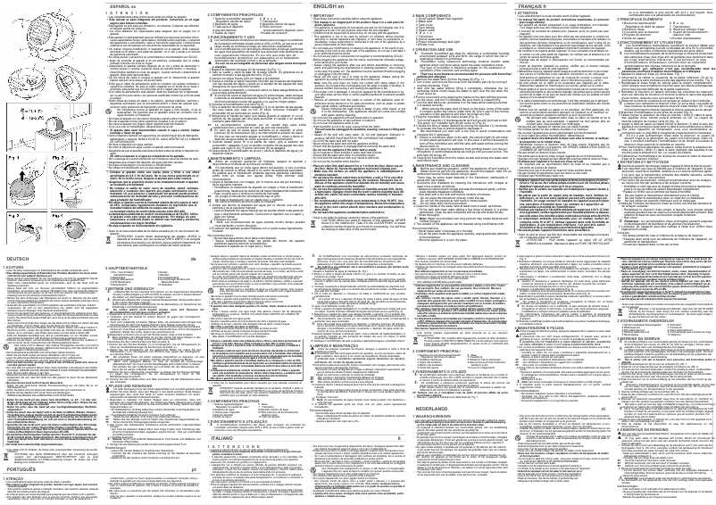 Image de la première page du manuel de l'appareil HU1055