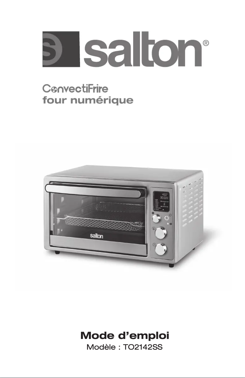 Image de la première page du manuel de l'appareil TO2142SS