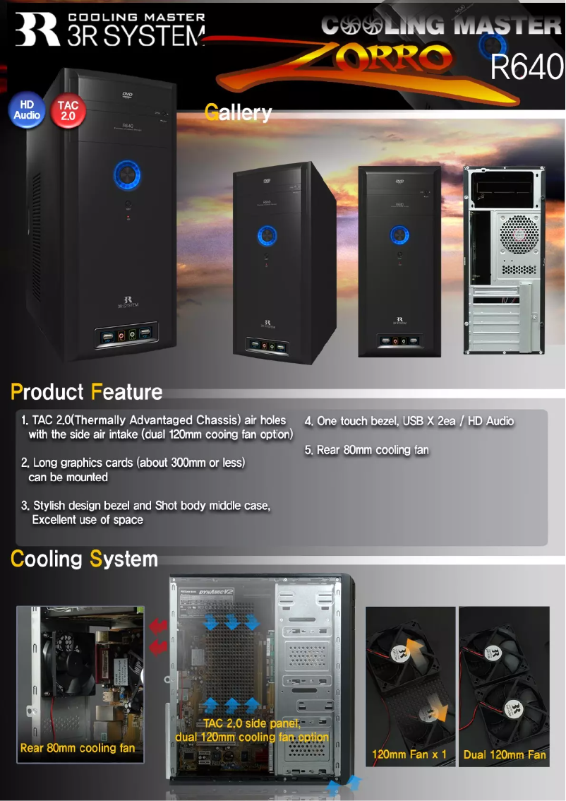 Image de la première page du manuel de l'appareil R640