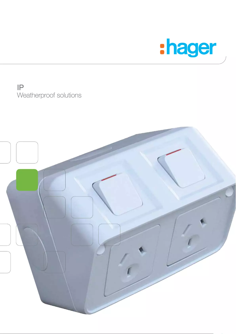Page n°1 - Brochure Hager VE218H