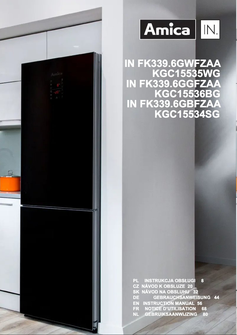 Image de la première page du manuel de l'appareil IN FK339.6GBF