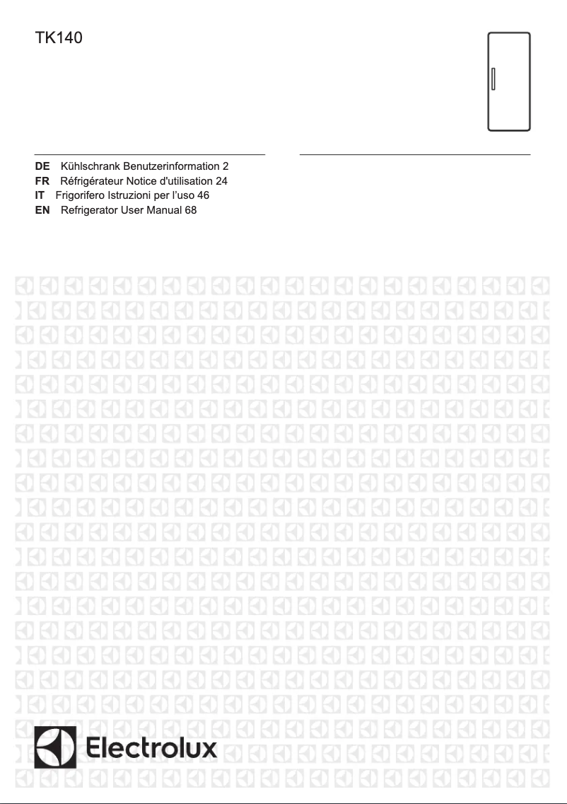 Image de la première page du manuel de l'appareil TK140
