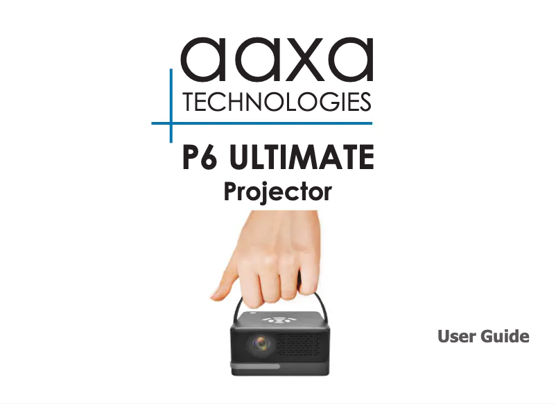 Page n°1 - Manuel utilisateur AAXA Technologies P6