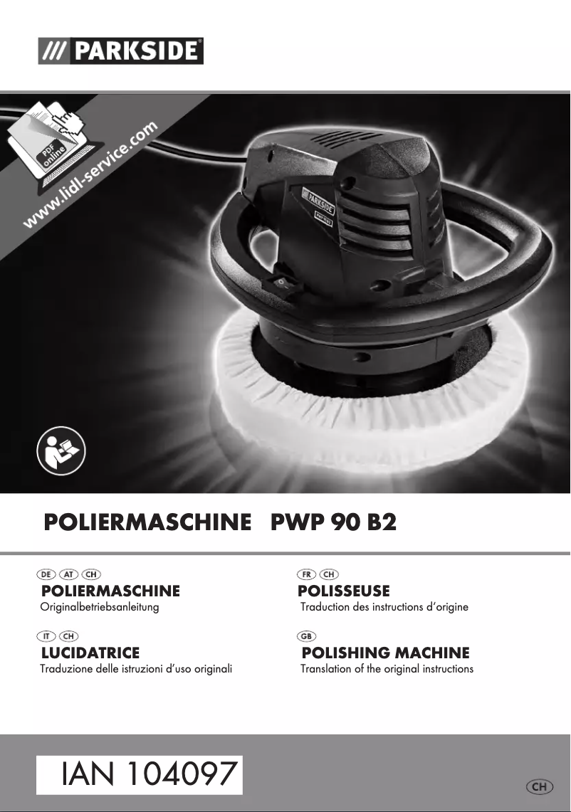 Page n°1 - Manuel utilisateur Parkside PWP 90 B2