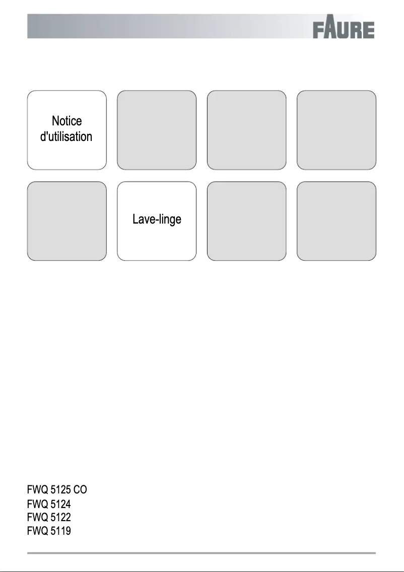 Imagen de la primera página del manual del dispositivo FWQ5125CO