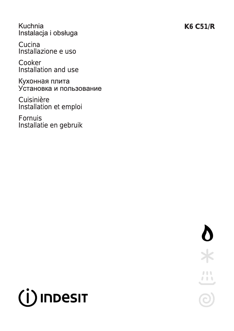 Image de la première page du manuel de l'appareil K 6C51 W