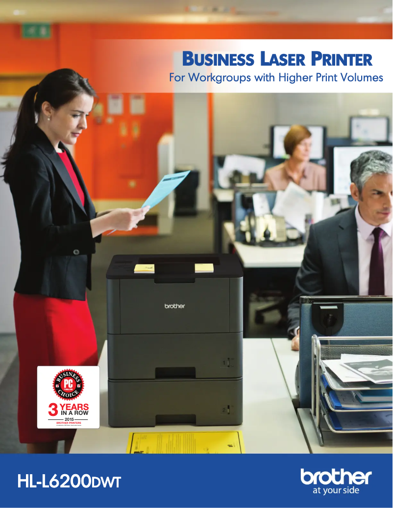 Page n°1 - Fiche technique Brother HL-L6200DWT