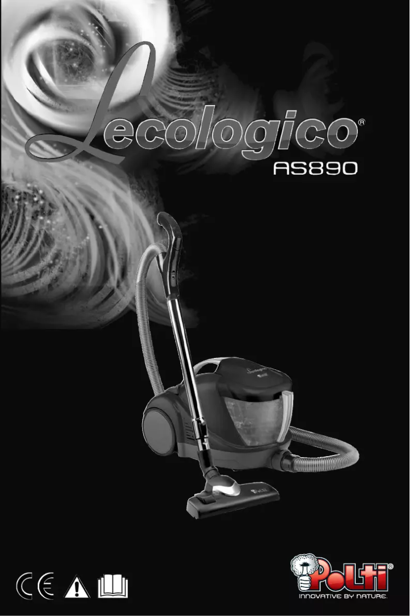 Page 1 de la notice Manuel utilisateur Polti Lecologico AS 890