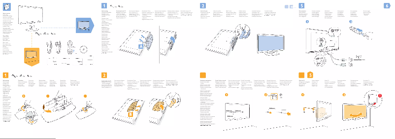 Page 1 de la notice Guide de démarrage rapide Philips 58PFL9955H