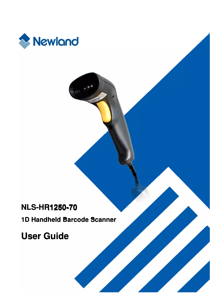 Page 1 de la notice Manuel utilisateur Newland HR1250-70