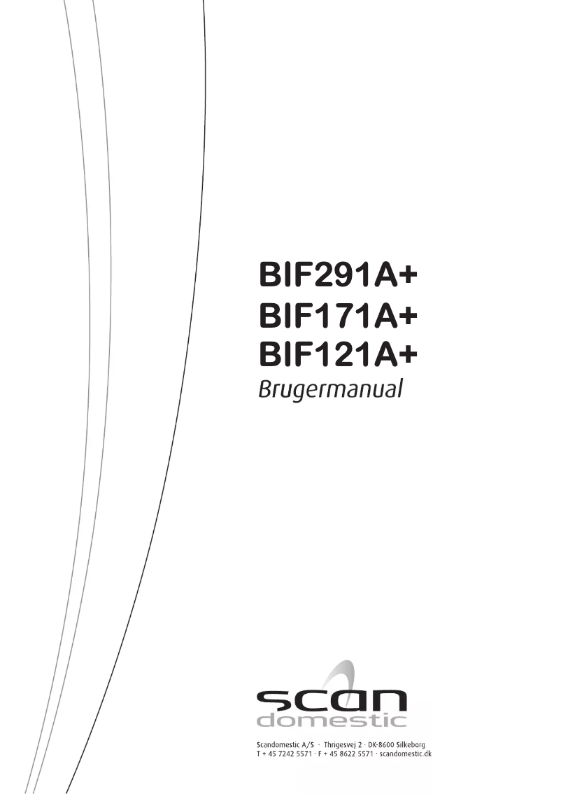 Page n°1 - Manuel utilisateur Scandomestic BIF 192