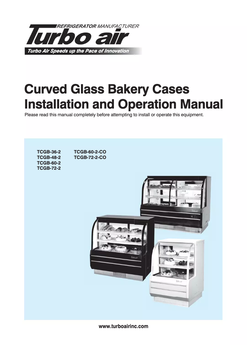 Imagen de la primera página del manual del dispositivo TCGB-36-2