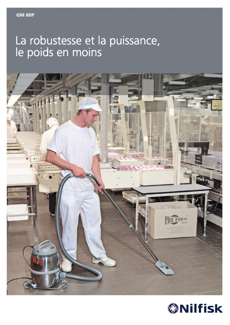 Image de la première page du manuel de l'appareil GM80